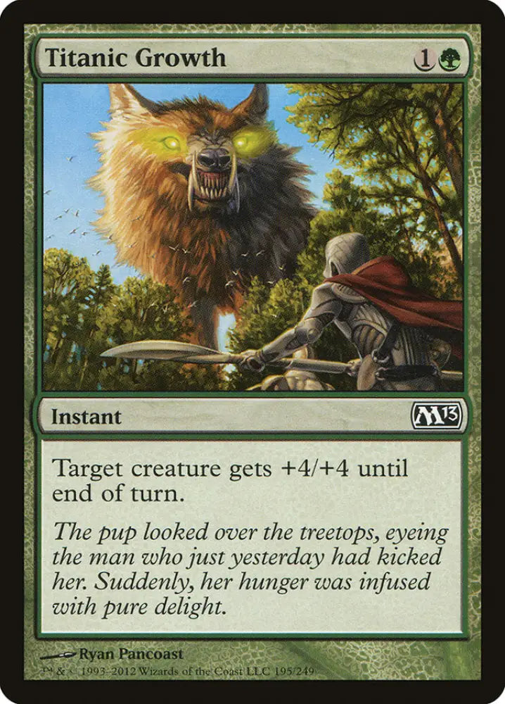 Titanic Growth [Magic 2013] - MTG Single