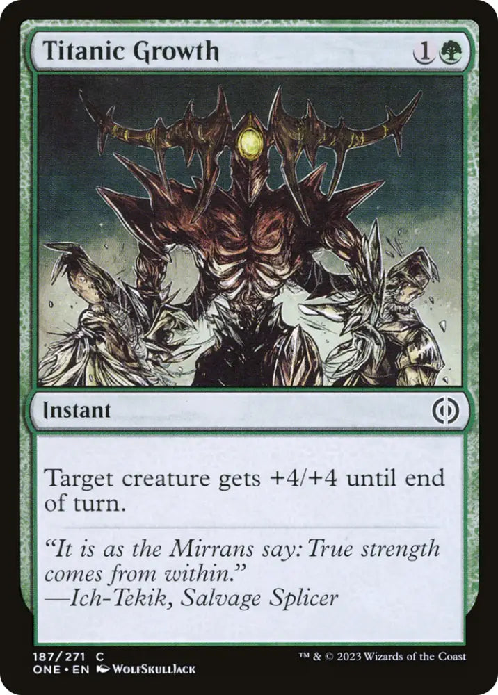 Titanic Growth [Phyrexia: All Will Be One] - MTG Single