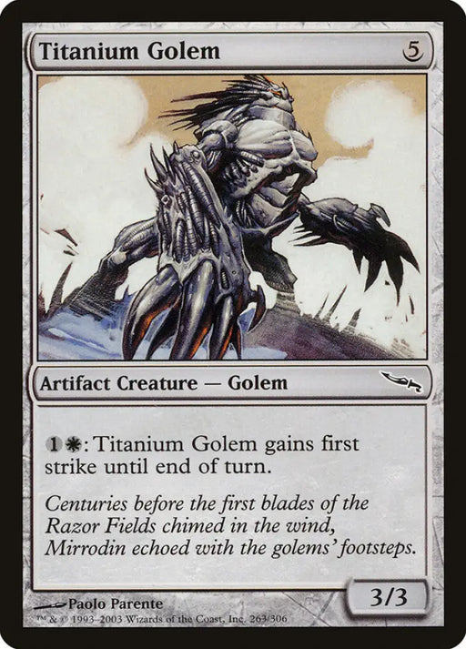 Titanium Golem [Mirrodin] - MTG Single