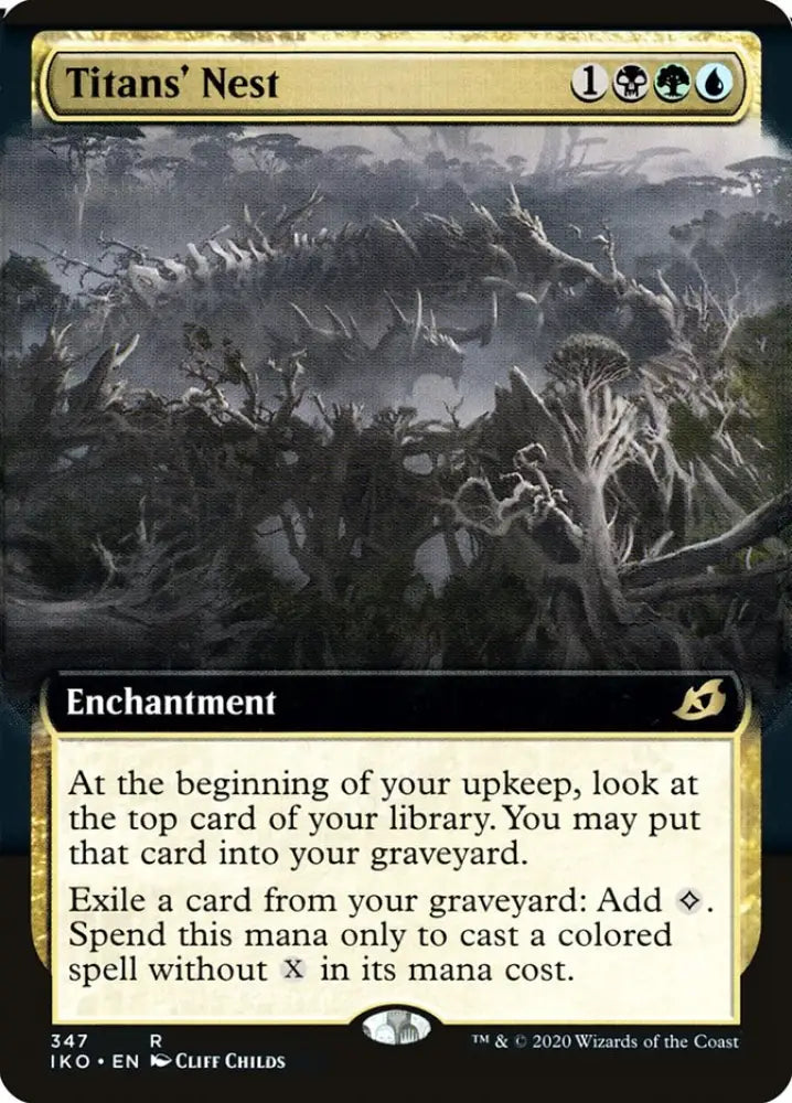 Titans’ Nest (Extended Art) [Ikoria: Lair of Behemoths] - MTG Single