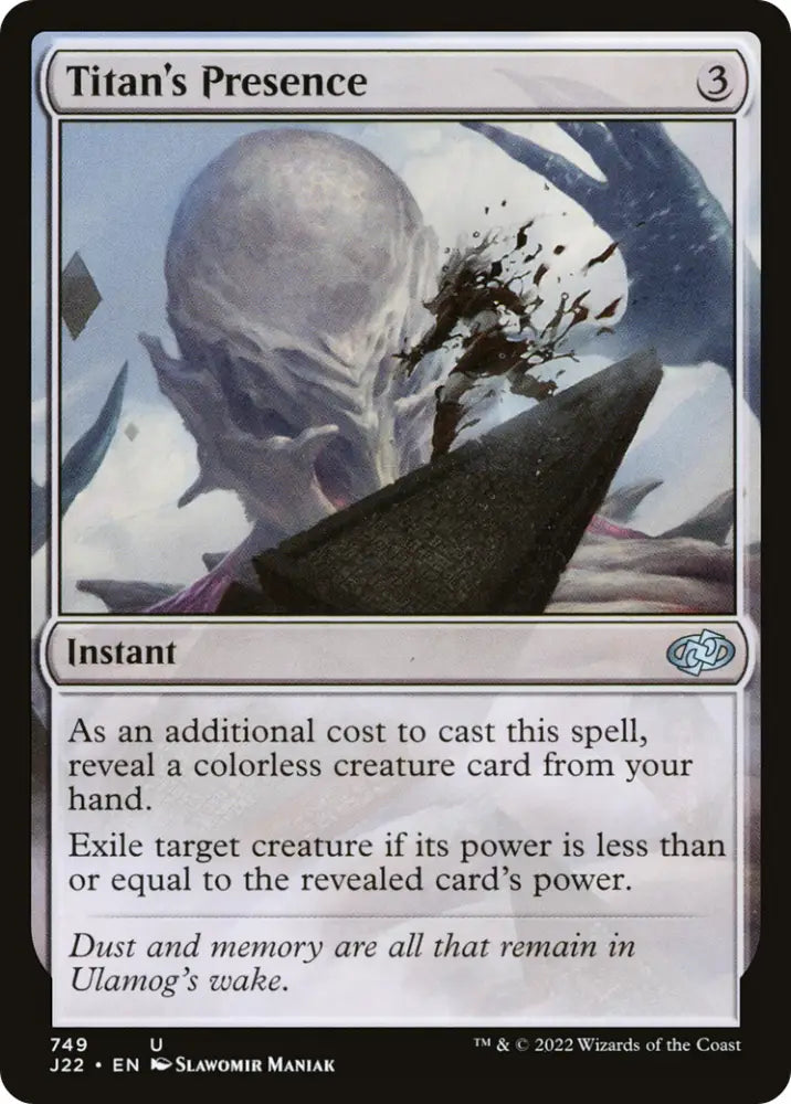 Titan’s Presence [Jumpstart 2022] - MTG Single