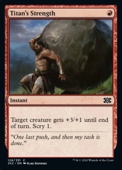 Titan’s Strength [Double Masters 2022] - MTG Single