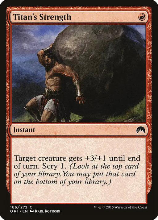 Titan’s Strength [Magic Origins] - MTG Single