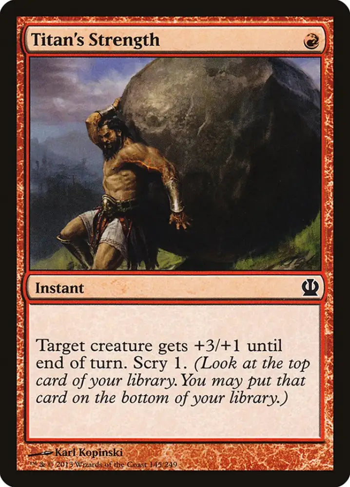 Titan’s Strength [Theros] - MTG Single