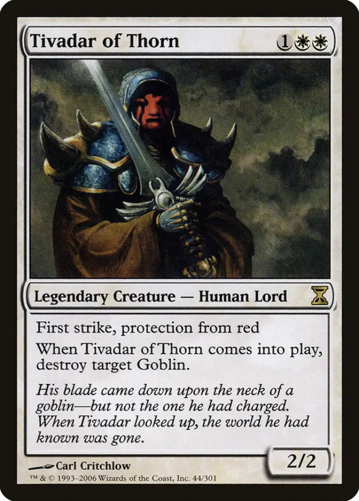 Tivadar of Thorn [Time Spiral] - MTG Single