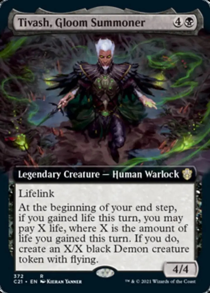 Tivash Gloom Summoner (Extended Art) [Commander 2021] - MTG Single