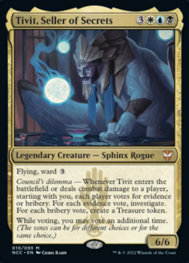 Tivit Seller of Secrets [Streets of New Capenna Commander] - MTG Single