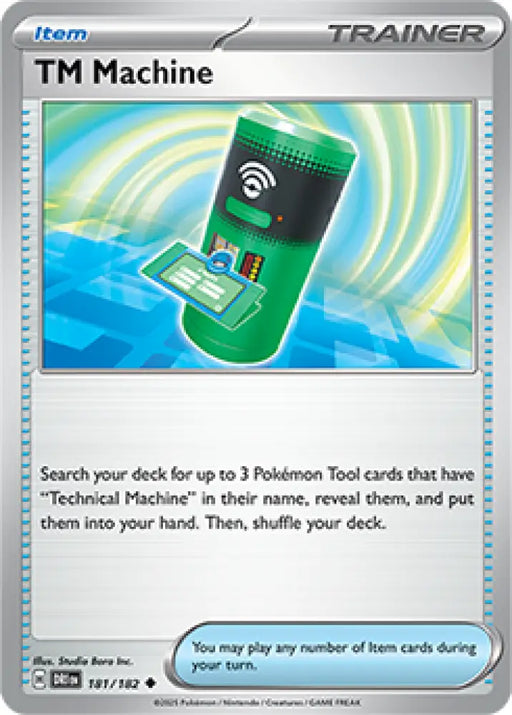 TM Machine - 181/182 [SV10: Destined Rivals] - Pokemon Single