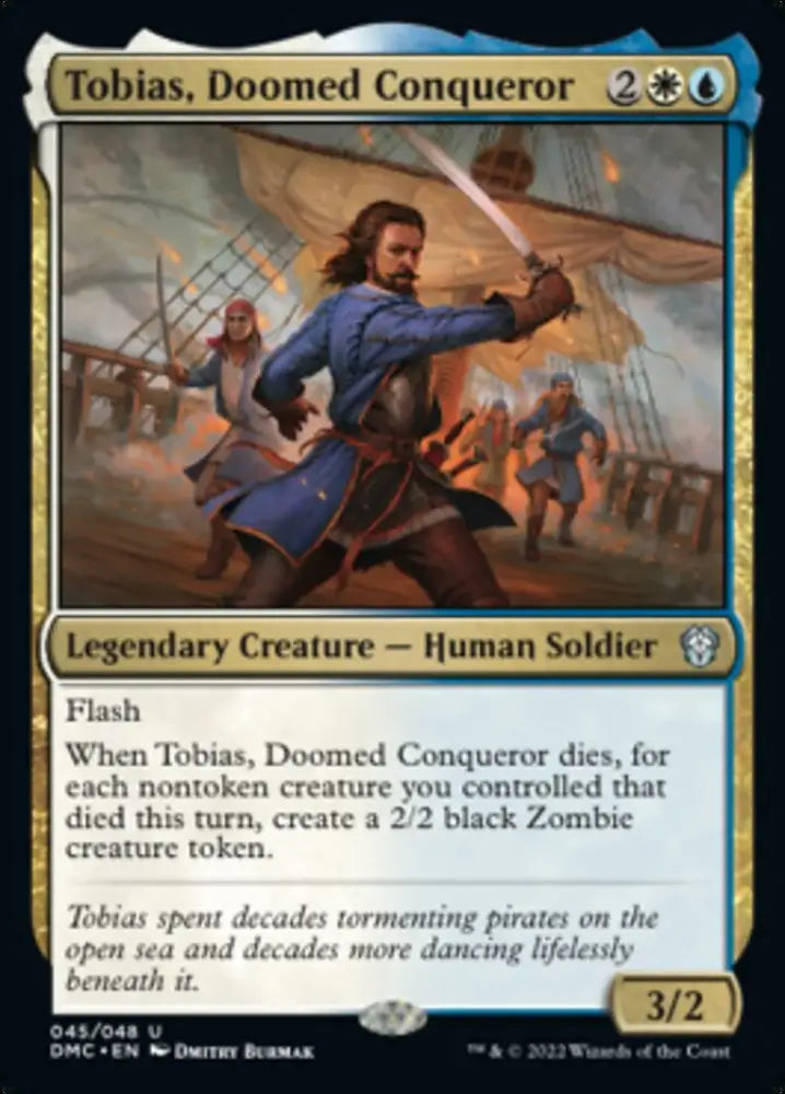 Tobias Doomed Conqueror [Dominaria United Commander] - MTG Single