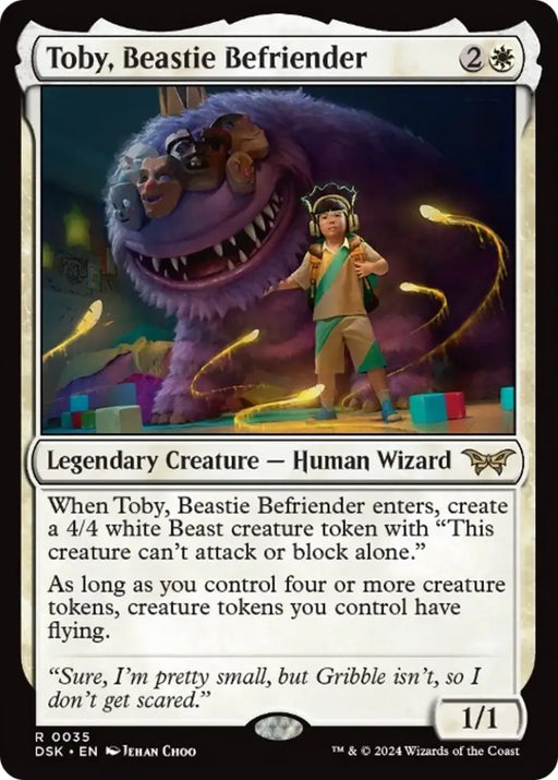 Toby Beastie Befriender [Duskmourn: House of Horror] - MTG Single