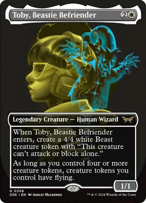 Toby Beastie Befriender (Showcase) [Duskmourn: House of Horror] - MTG Single