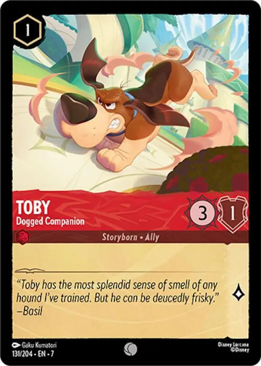 Toby - Dogged Companion (131/204) [Archazia’s Island] - Lorcana Single