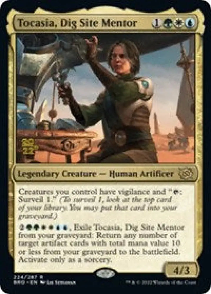 Tocasia, Dig Site Mentor (224) [Prerelease Cards]