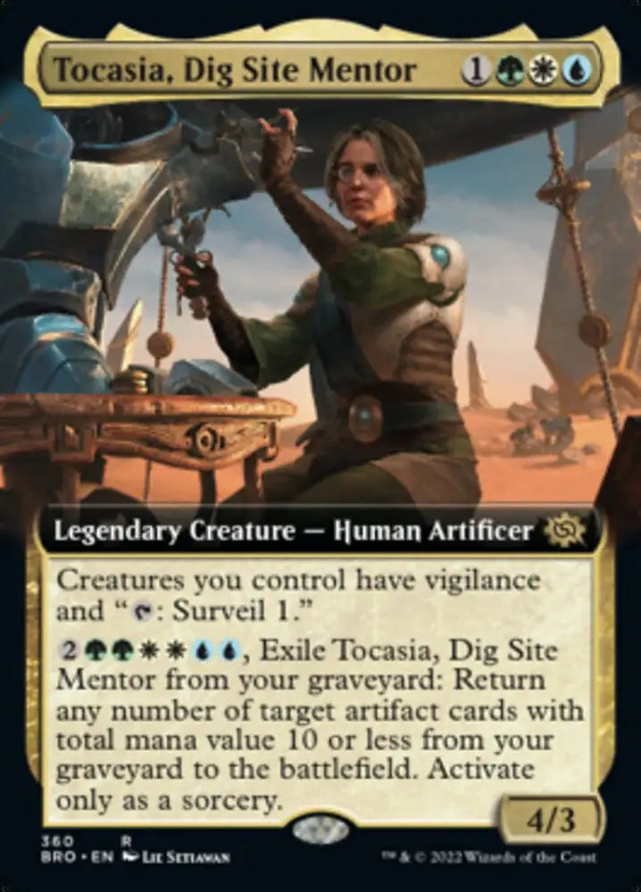 Tocasia Dig Site Mentor (Extended Art) [The Brothers’ War] - MTG Single