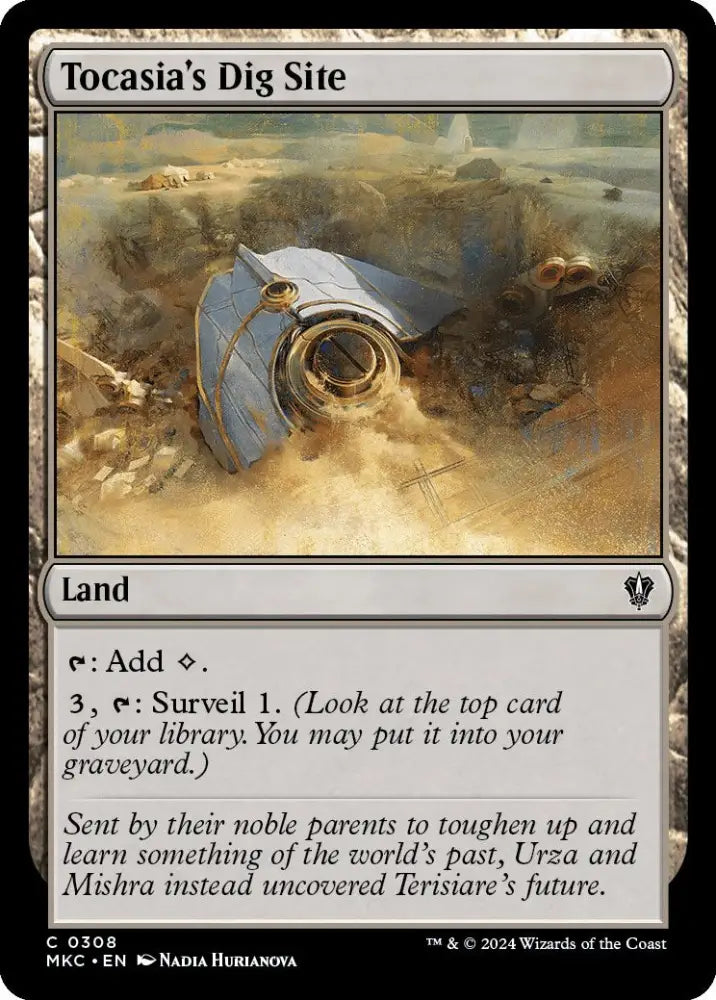 Tocasia’s Dig Site [Murders at Karlov Manor Commander] - MTG Single