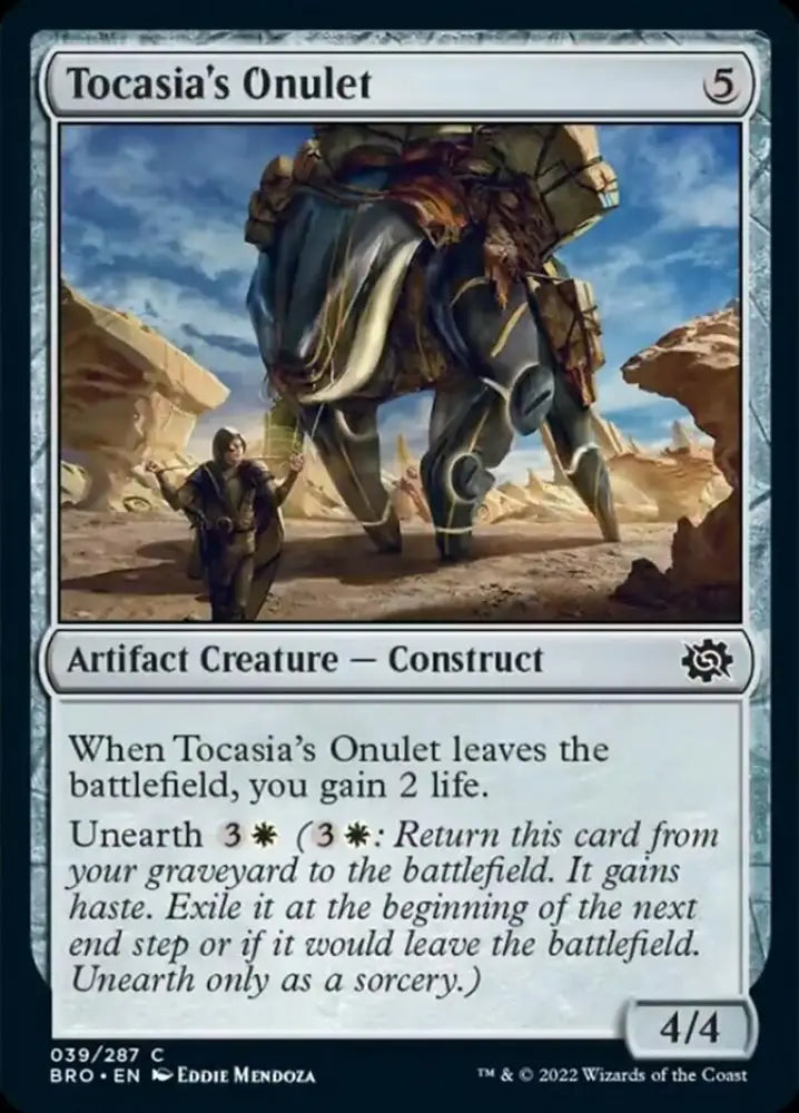 Tocasia’s Onulet [The Brothers’ War] - MTG Single