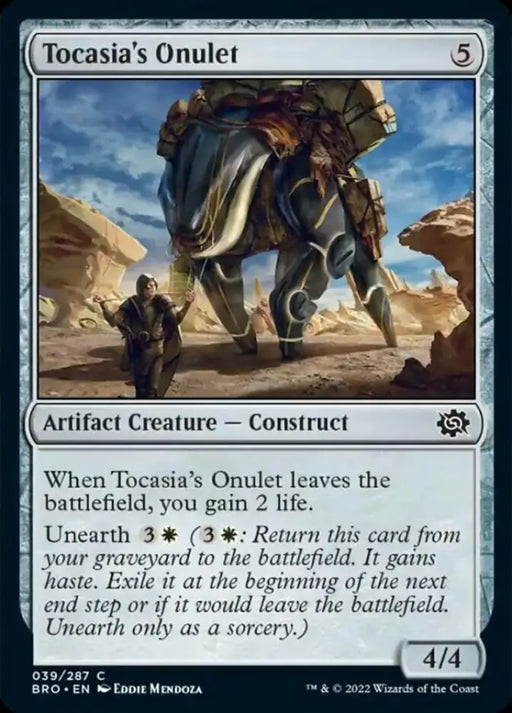 Tocasia’s Onulet [The Brothers’ War] - MTG Single