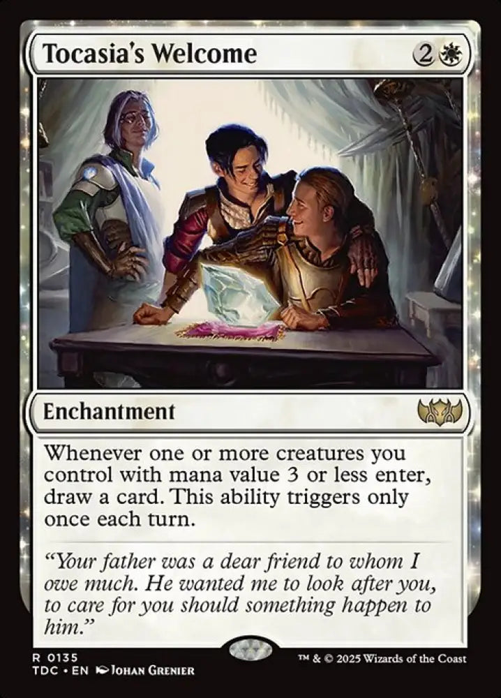Tocasia's Welcome (135) [Tarkir: Dragonstorm Commander]