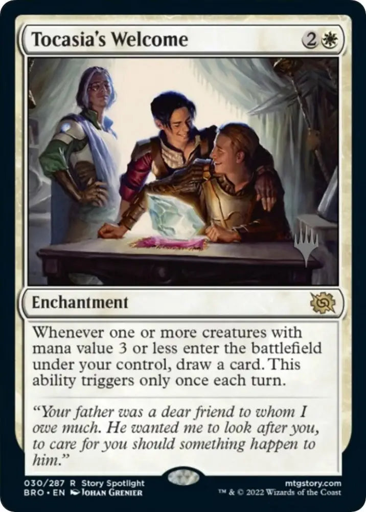 Tocasia’s Welcome (Promo Pack) [The Brothers’ War Promos] - MTG Single