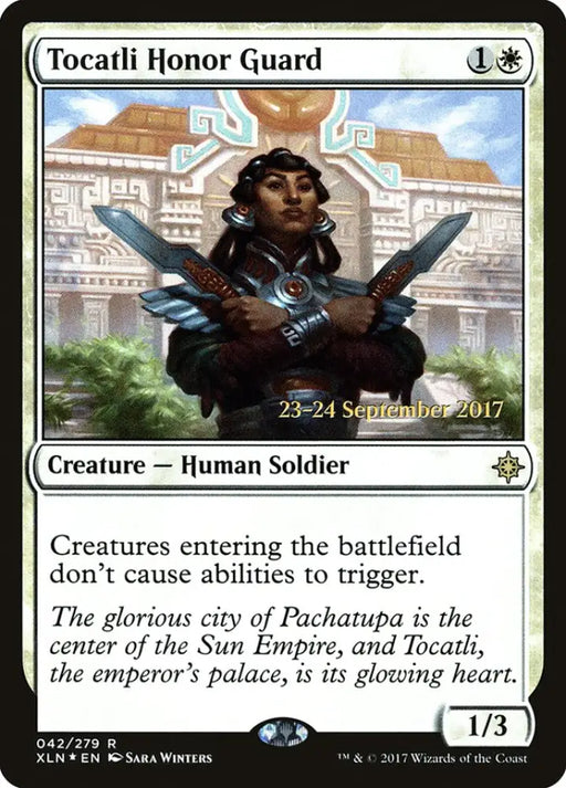 Tocatli Honor Guard [Ixalan Prerelease Promos] - MTG Single