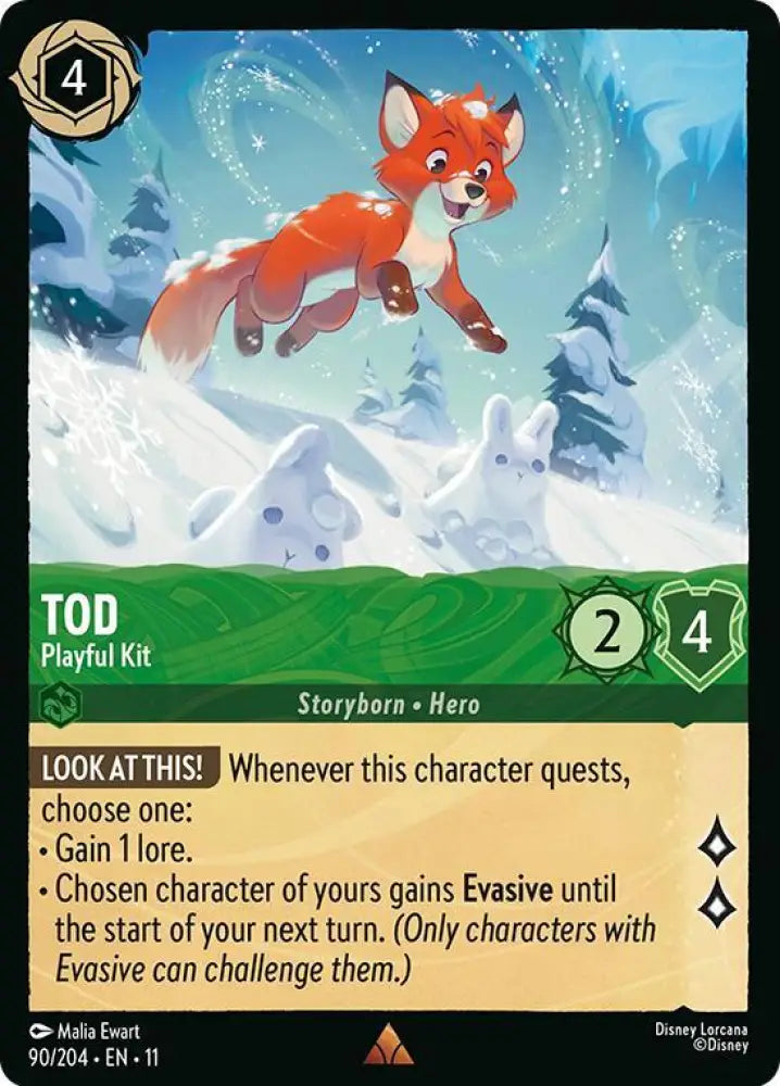 Tod - Playful Kit (90/204) [Winterspell]