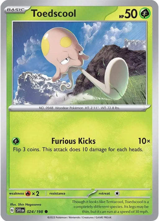 Toedscool (024/198) [Scarlet & Violet: Base Set] - Pokemon Single
