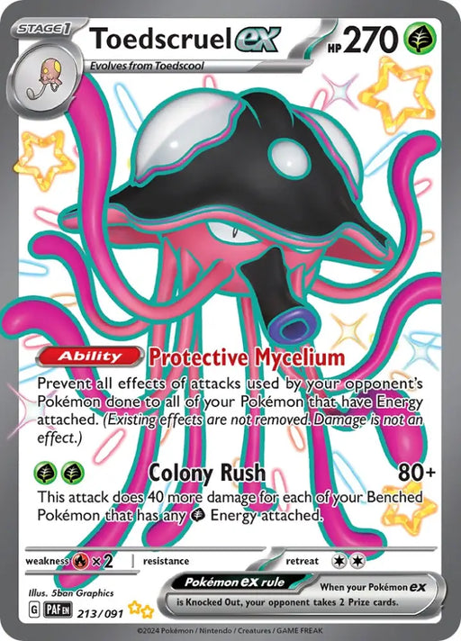 Toedscruel ex (213/091) [Scarlet & Violet: Paldean Fates] - Pokemon Single