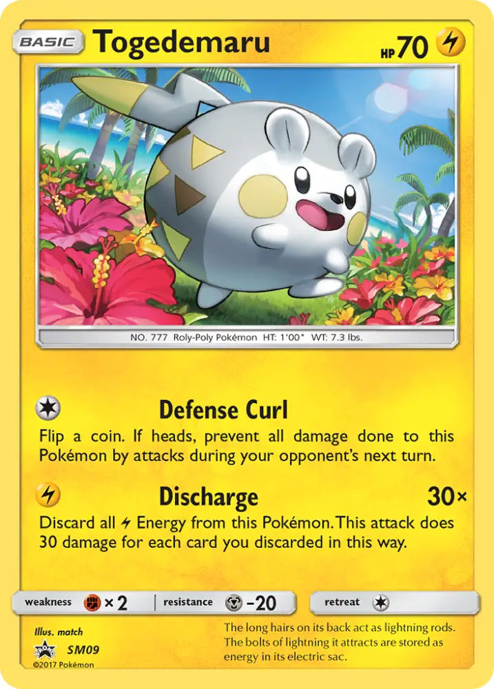 Togedemaru (SM09) [Sun & Moon: Black Star Promos] - Pokemon Single