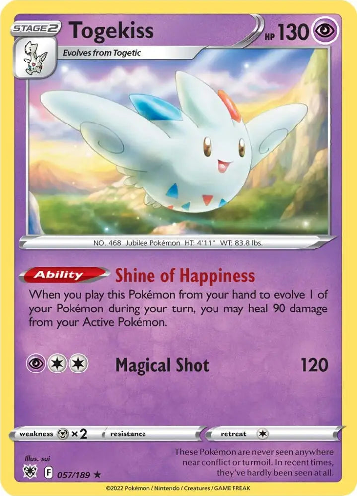 Togekiss (057/189) [Sword & Shield: Astral Radiance] - Pokemon Single