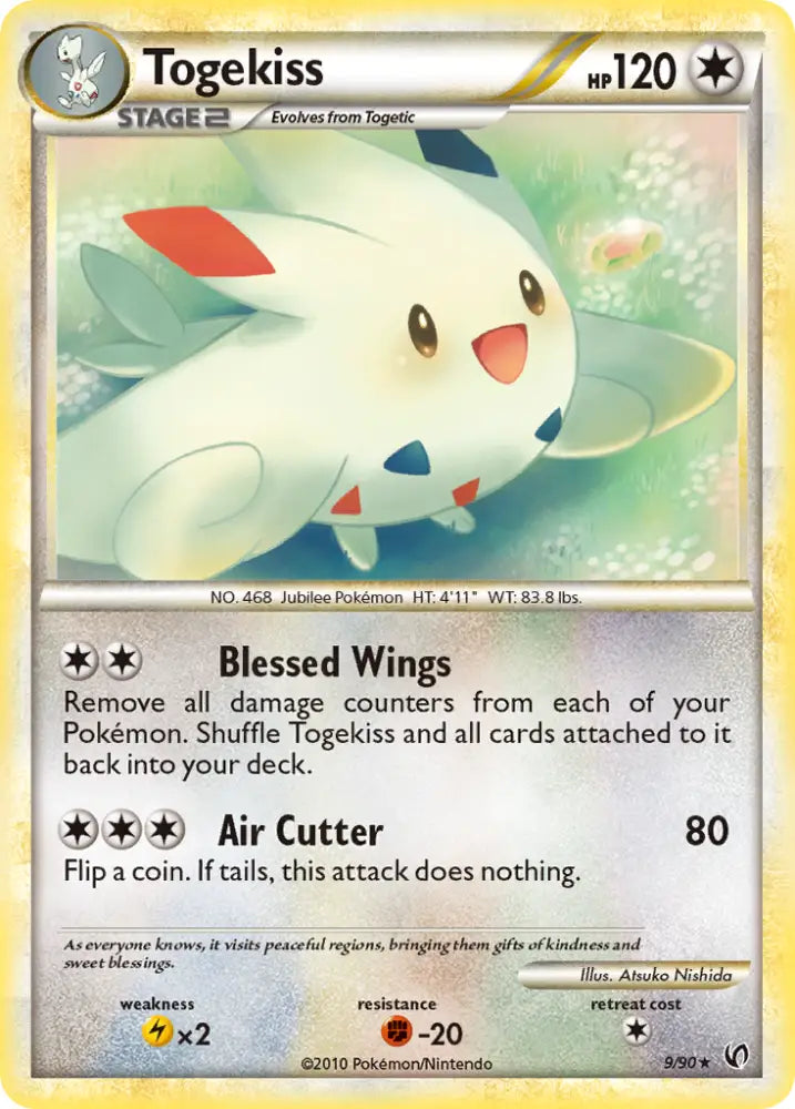 Togekiss (9/90) [HeartGold & SoulSilver: Undaunted] - Pokemon Single