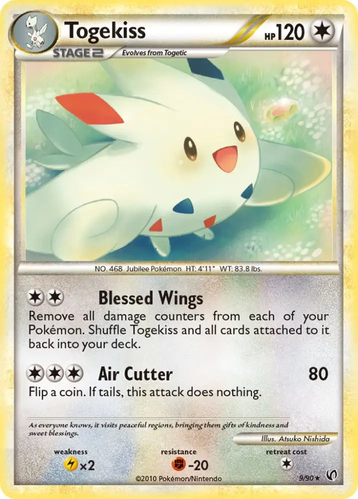 Togekiss (9/90) (Theme Deck Exclusive) [HeartGold & SoulSilver: Undaunted] - Pokemon Single