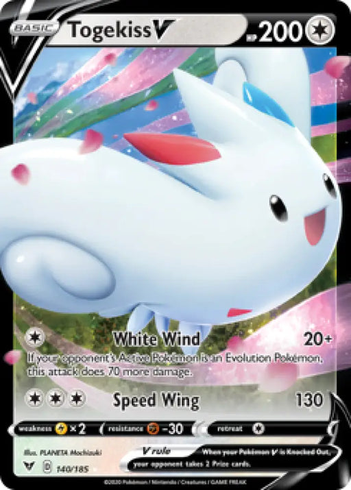 Togekiss V (140/185) [Sword & Shield: Vivid Voltage] - Pokemon Single