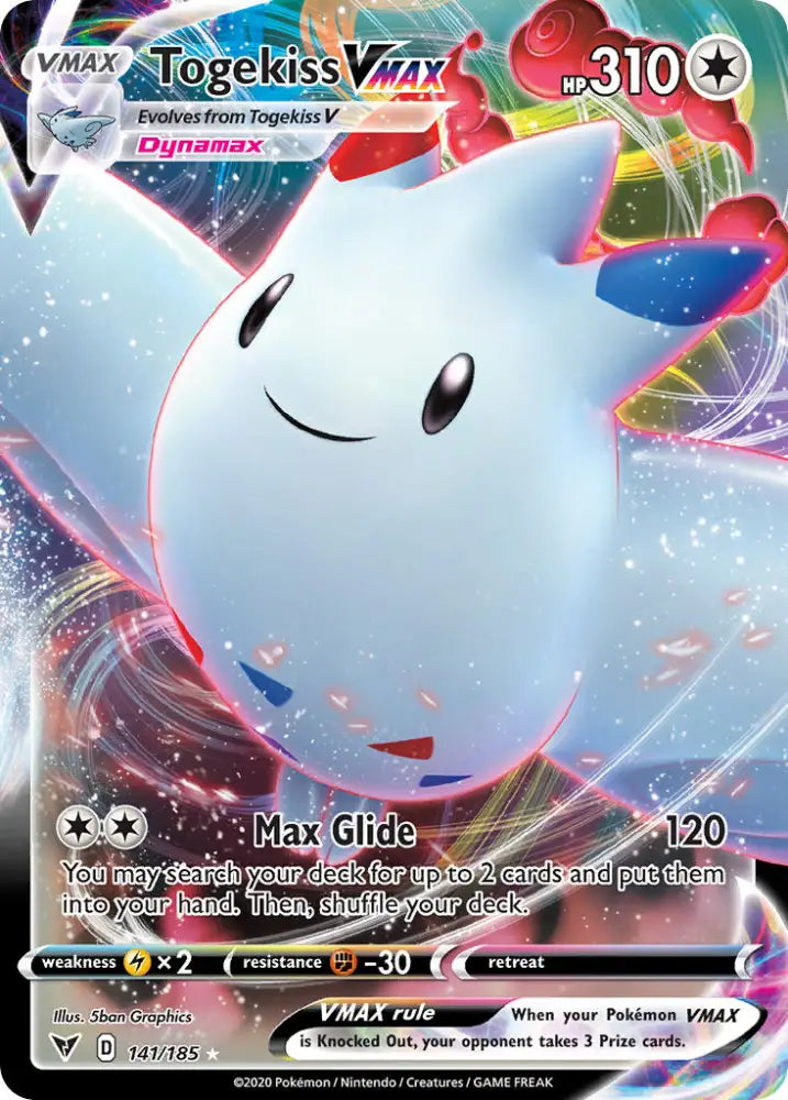 Togekiss VMAX (141/185) [Sword & Shield: Vivid Voltage] - Pokemon Single