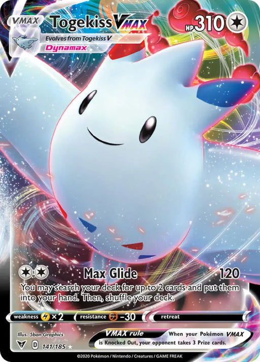 Togekiss VMAX (141/185) [Sword & Shield: Vivid Voltage] - Pokemon Single