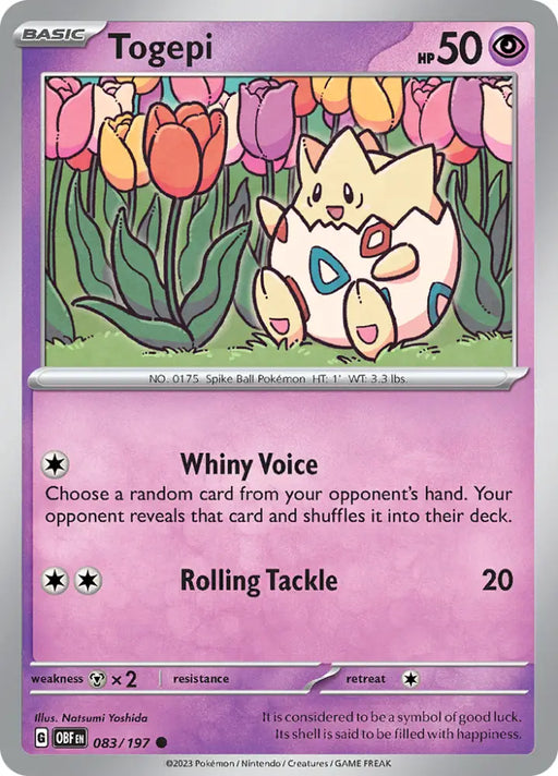 Togepi (083/197) [Scarlet & Violet: Obsidian Flames] - Pokemon Single