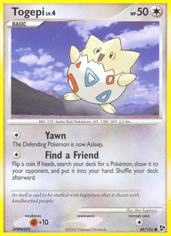 Togepi (88/106) [Diamond & Pearl: Great Encounters] - Pokemon Single