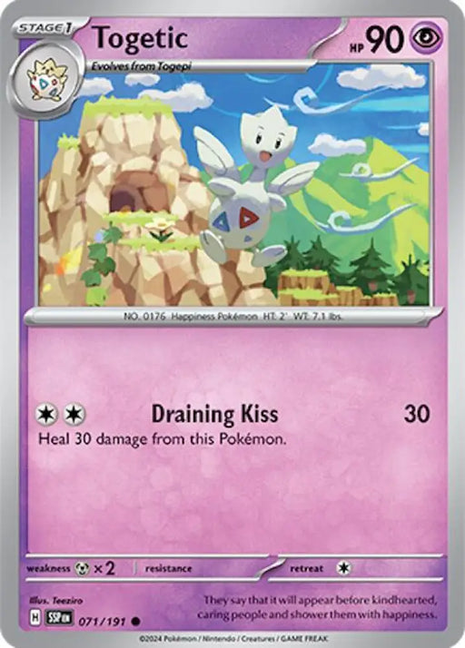 Togetic (071/191) [Scarlet & Violet: Surging Sparks] - Pokemon Single