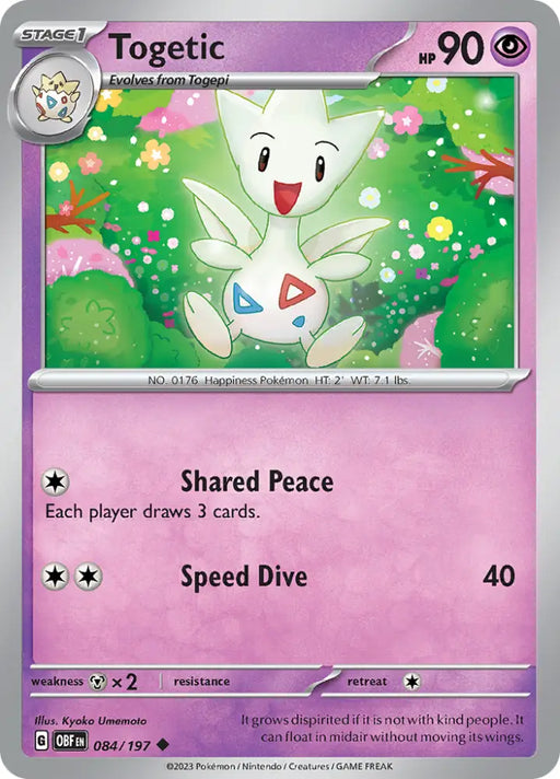 Togetic (084/197) [Scarlet & Violet: Obsidian Flames] - Pokemon Single