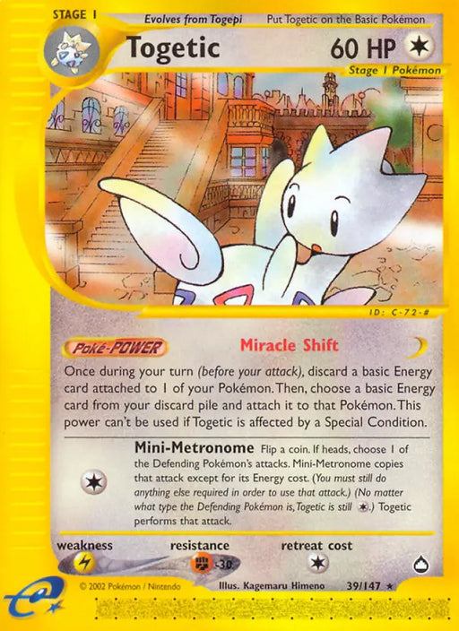 Togetic (39/147) [Aquapolis] - Pokemon Single