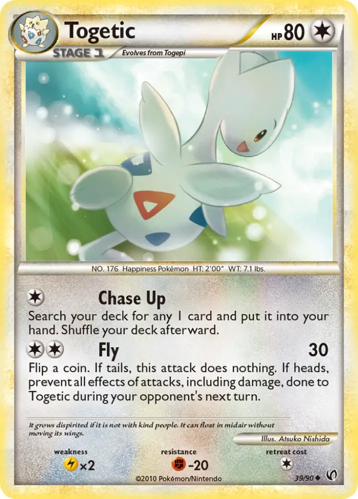 Togetic (39/90) [HeartGold & SoulSilver: Undaunted] - Pokemon Single