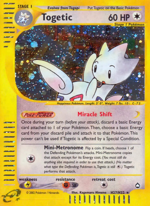 Togetic (H27/H32) [Aquapolis] - Pokemon Single