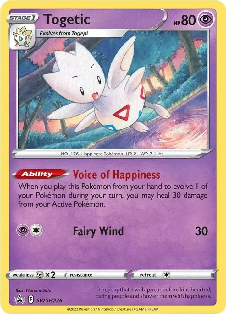 Togetic (SWSH276) [Sword & Shield: Black Star Promos] - Pokemon Single