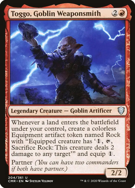 Toggo Goblin Weaponsmith [Commander Legends] - MTG Single