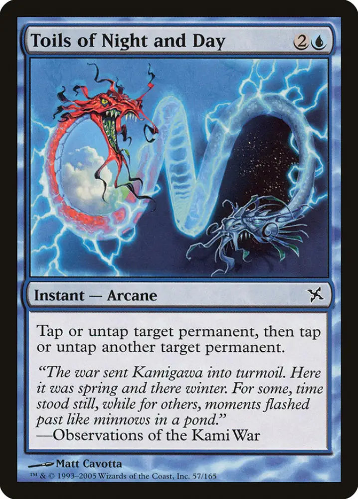 Toils of Night and Day [Betrayers of Kamigawa] - MTG Single