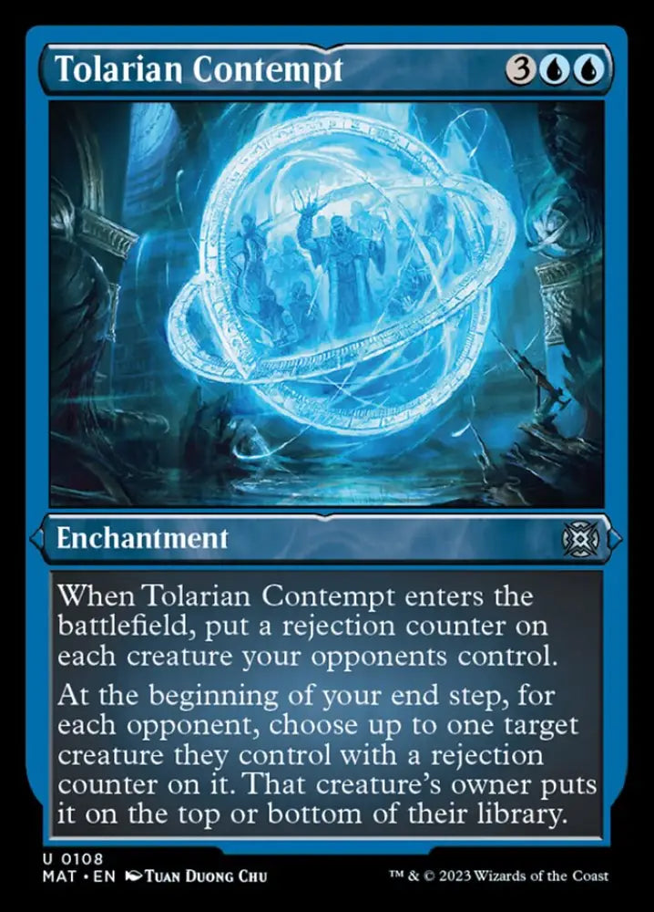 Tolarian Contempt (Foil Etched) [March of the Machine: The Aftermath] - MTG Single