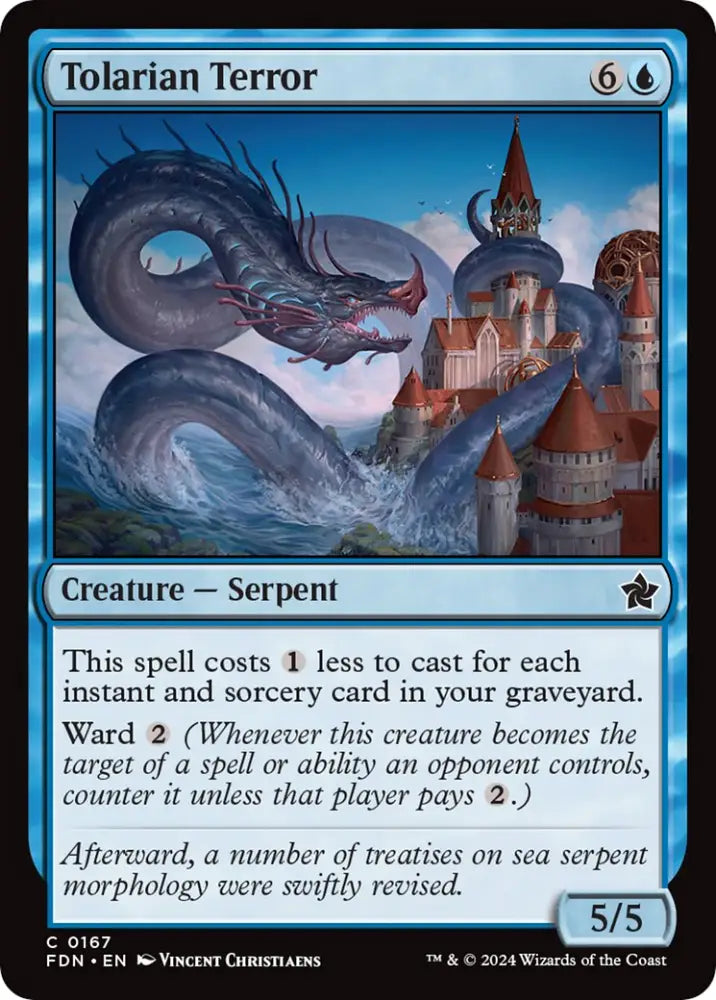 Tolarian Terror [Foundations] - MTG Single