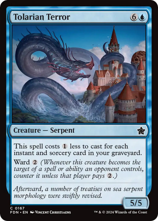 Tolarian Terror [Foundations] - MTG Single