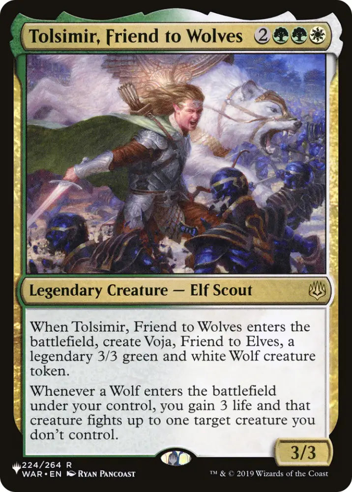 Tolsimir Friend to Wolves [The List] - MTG Single