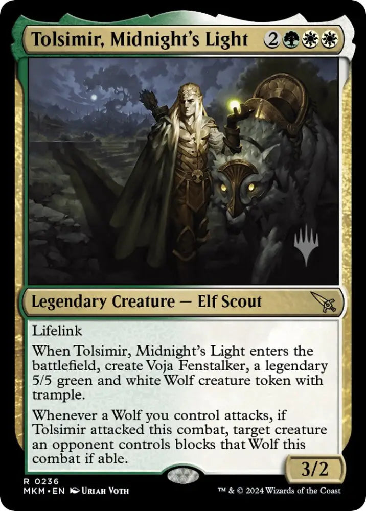 Tolsimir Midnight’s Light (Promo Pack) [Murders at Karlov Manor Promos] - MTG Single