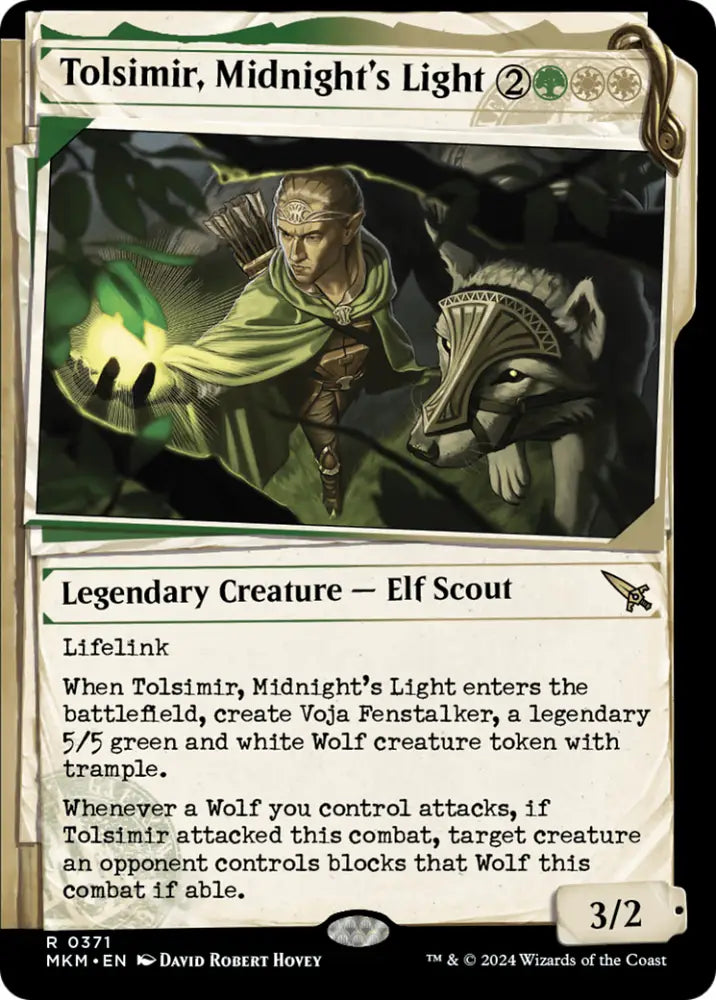 Tolsimir Midnight’s Light (Showcase) [Murders at Karlov Manor] - MTG Single